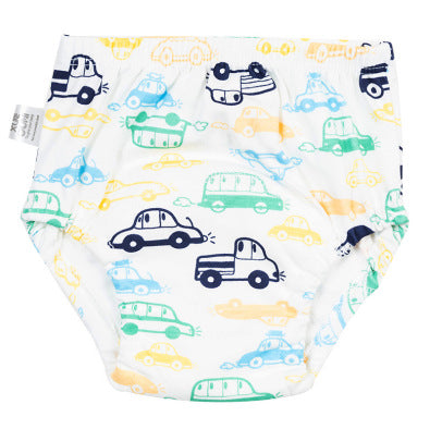 Reusable Cotton Training Pants – 6-Layer Washable Cloth Diaper for Toddlers (Ages 1–3)