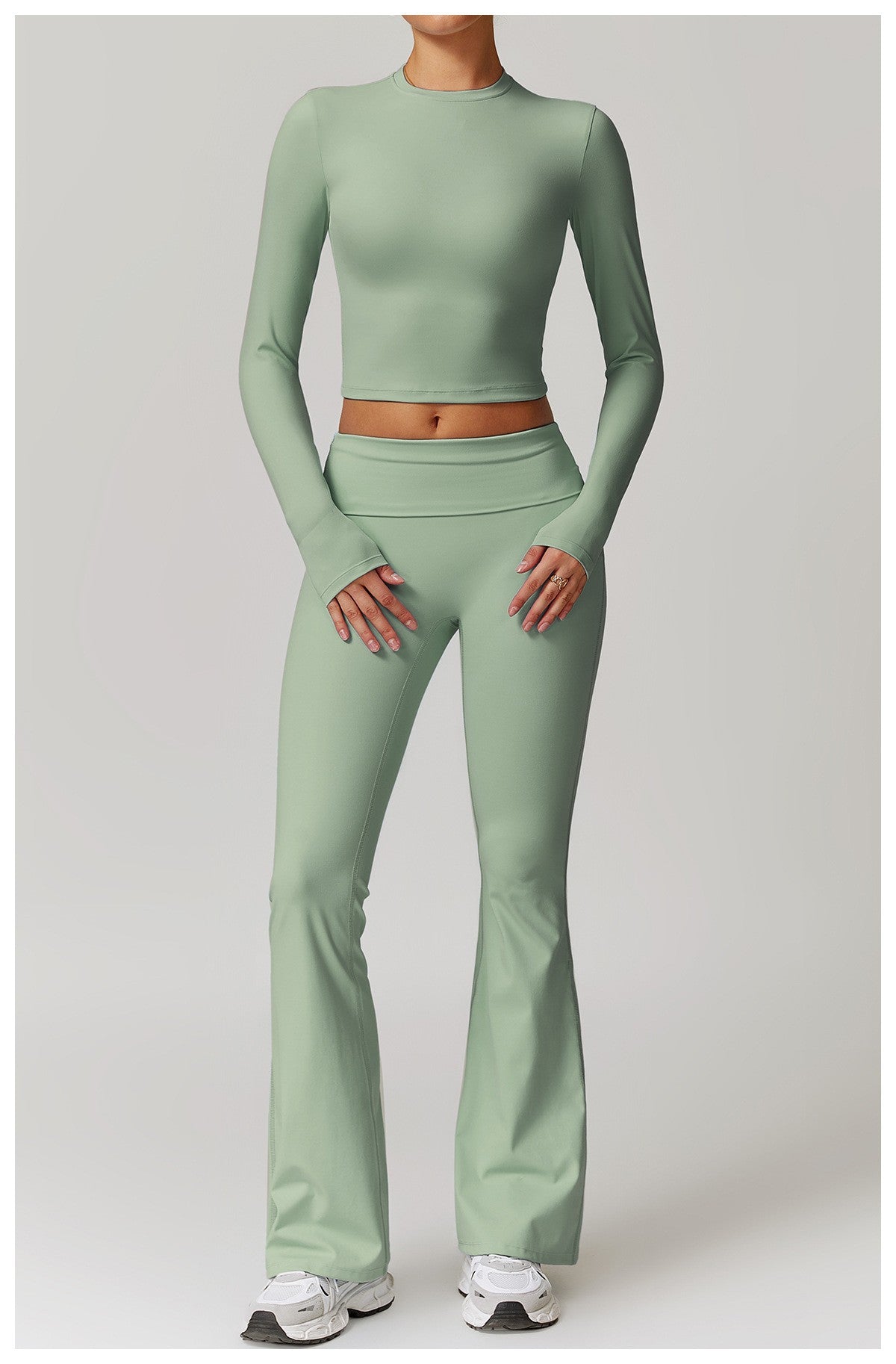 Slim Fit Long Sleeve Activewear Set