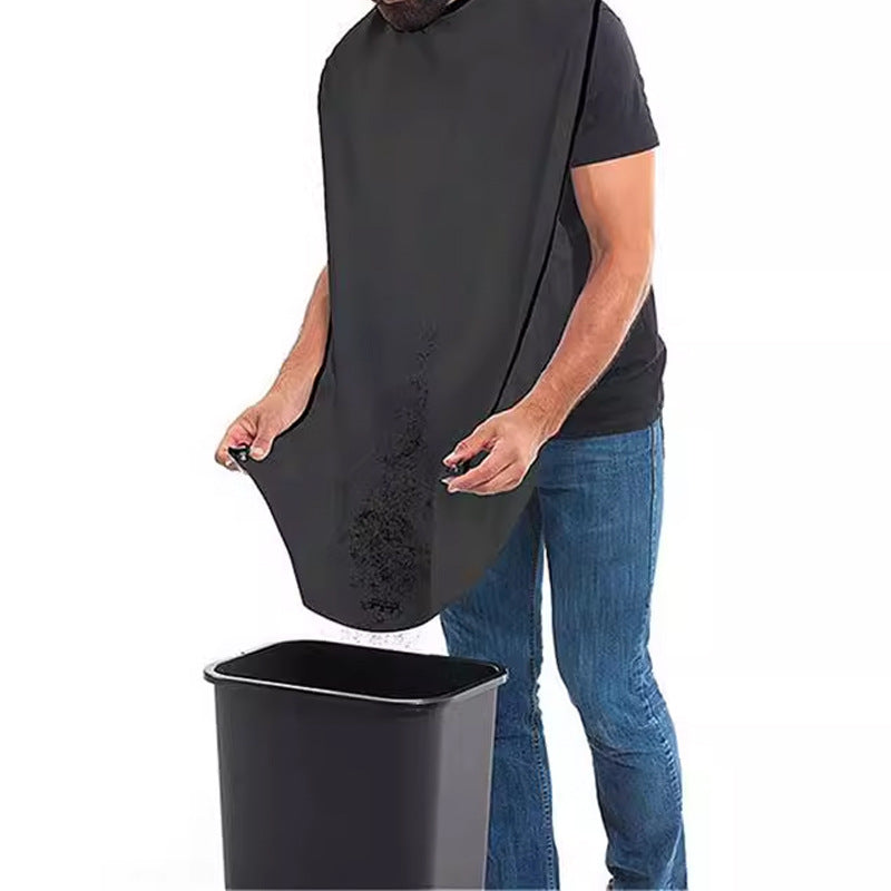 Beard Shaving Apron with Suction Cups