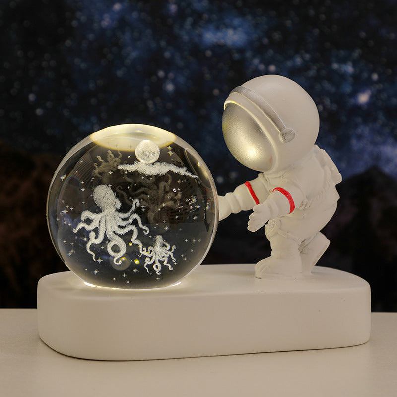 Astronaut Galaxy Projector Night Light – Starry Sky LED Lamp
