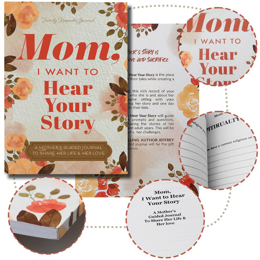 “Dad, I Want to Hear Your Story” Journal – Memory Keepsake Notebook