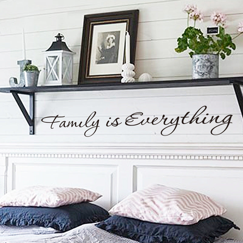 Waterproof Inspirational Quote Wall Sticker – Self-Adhesive PVC Home Decor Decal