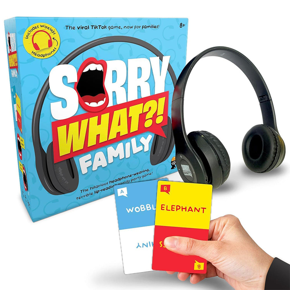 Lip Reading Party Card Game – Family Fun Edition