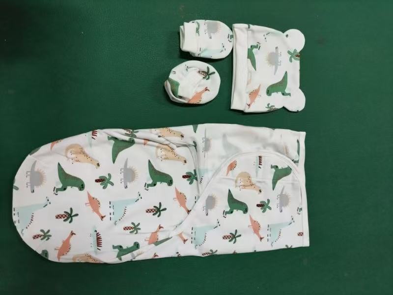 100% Cotton Baby Swaddle Sleeping Bag – Cocoon Style Newborn Wrap (0–12 Months)