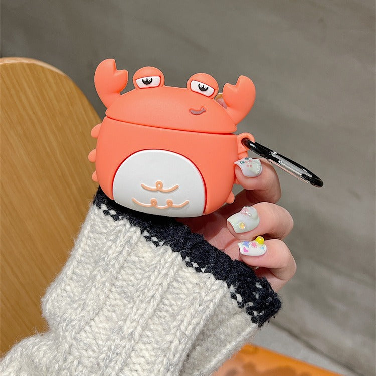 3D Cartoon AirPods Case – Full Coverage Silicone Protective Cover