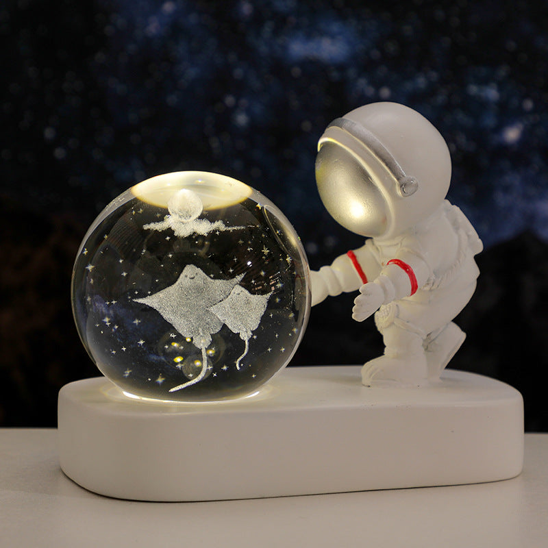 Astronaut Galaxy Projector Night Light – Starry Sky LED Lamp