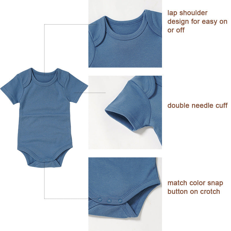 Organic Cotton Baby Jumpsuit – GOTS Certified Soft Infant Romper (0–24 Months)