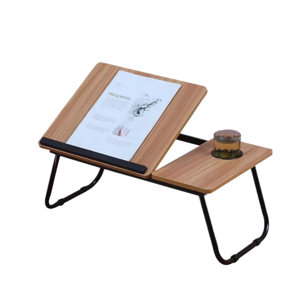 Foldable Adjustable Bed Table – Modern Laptop Desk for Bed & Sofa