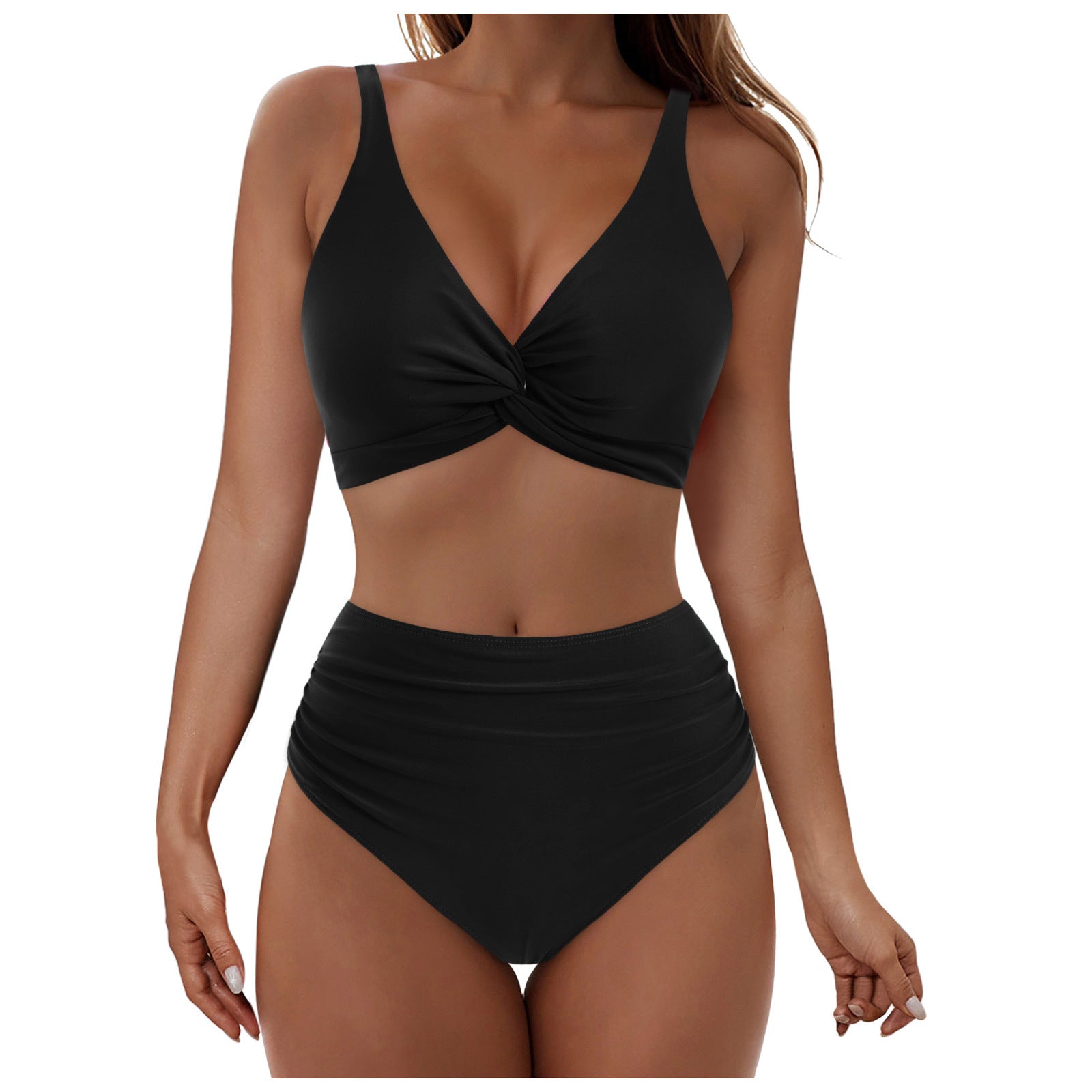 Women’s Two-Piece Swimsuit Set – Stretch Bikini with Built-In Padding