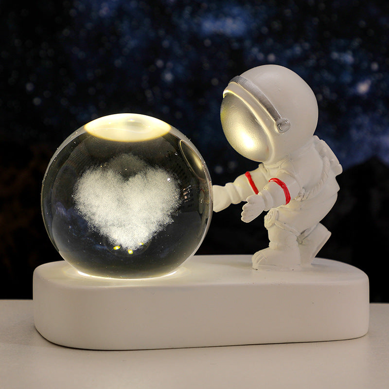 Astronaut Galaxy Projector Night Light – Starry Sky LED Lamp