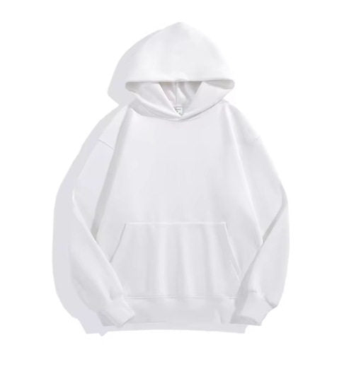 Fleece-Lined Planet Hoodie – Casual Pullover with Lapel Collar