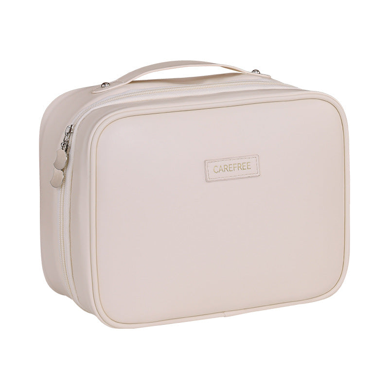 Large Capacity 5-in-1 Cosmetic Bag – Waterproof PU Makeup Organizer with Handle