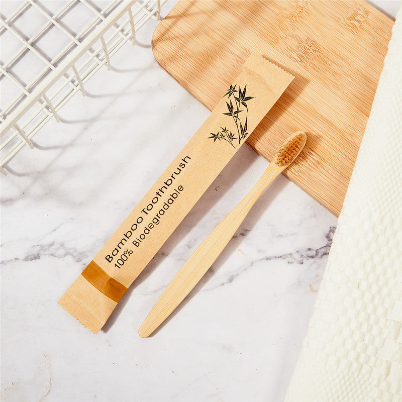 Bamboo Toothbrush – Eco-Friendly Soft Bristle Biodegradable Toothbrush