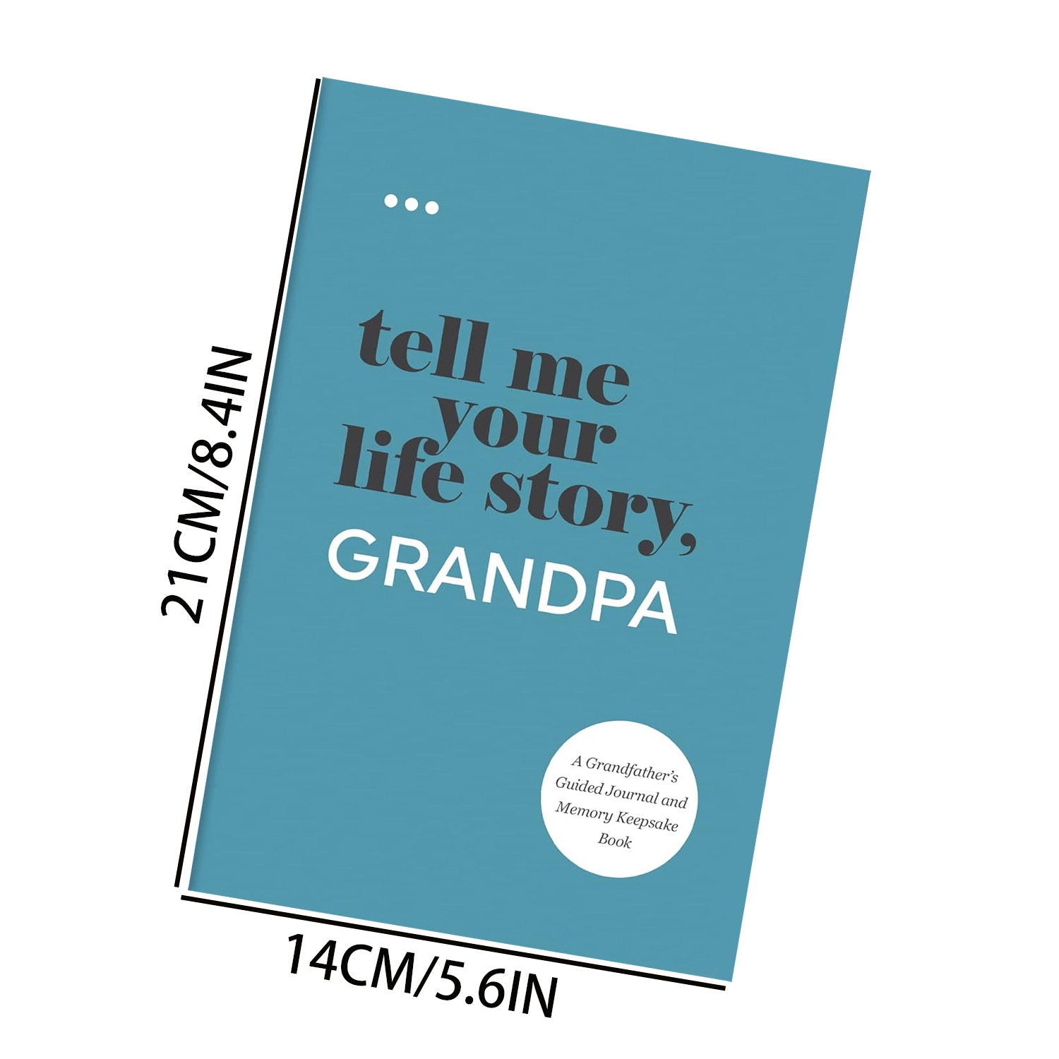 “Dad, I Want to Hear Your Story” Journal – Memory Keepsake Notebook