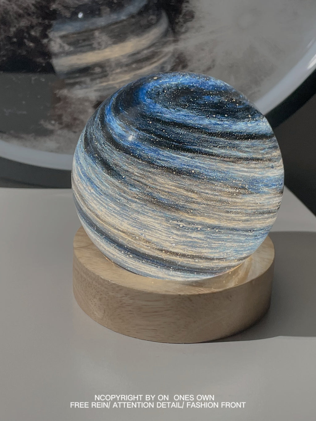 Starry Sky Planet Night Light – Romantic Glass Decorative Lamp Gift Set