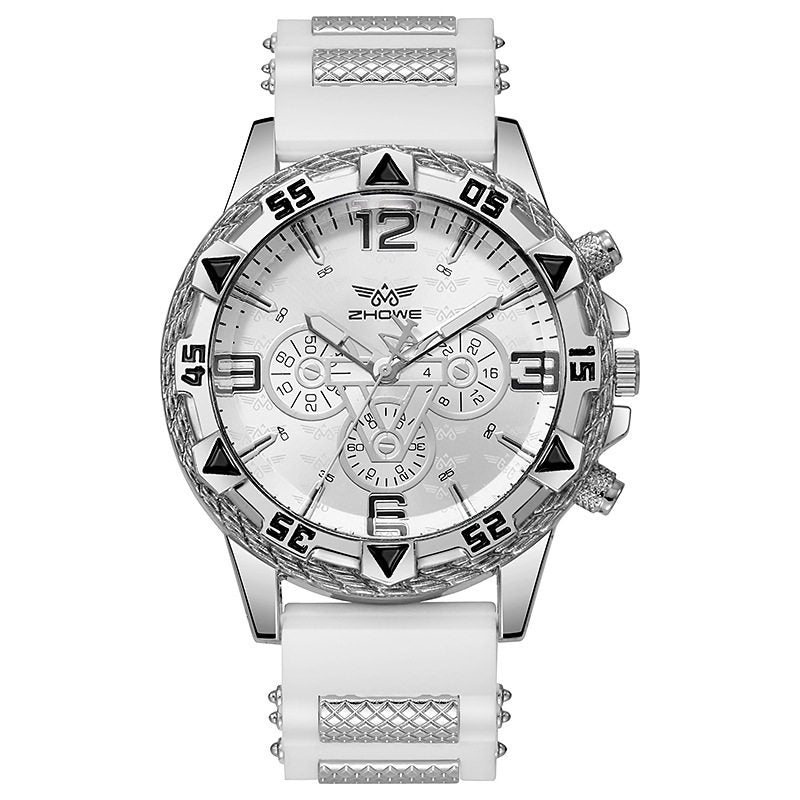 Men’s Quartz Watch – Mechanical-Style Dial Alloy Wristwatch
