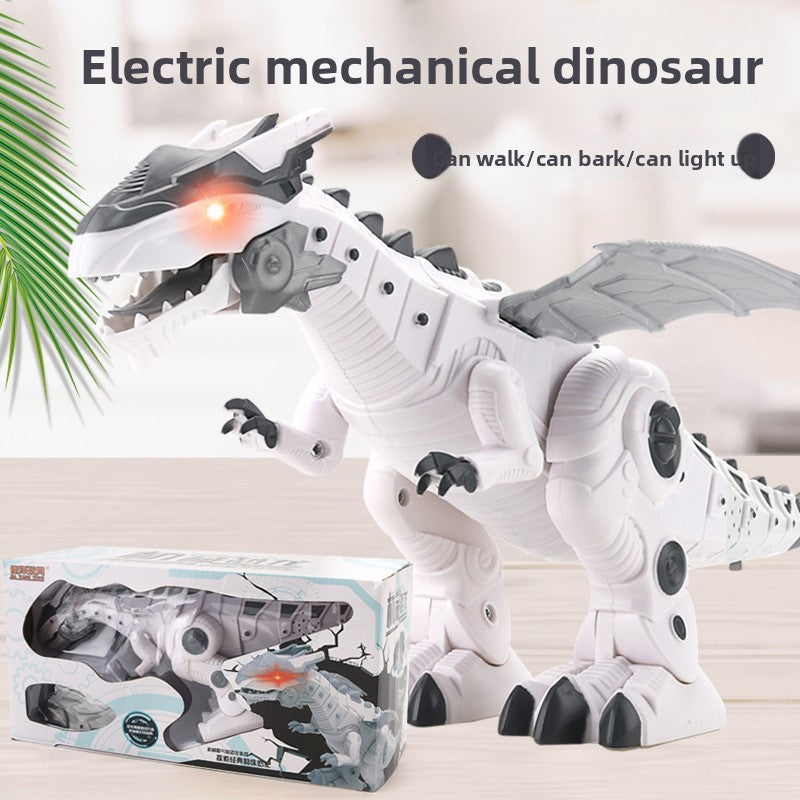 Interactive Walking Dinosaur Toy with Lights & Movable Mouth