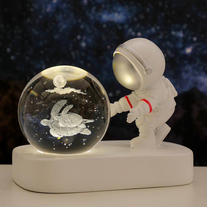 Astronaut Galaxy Projector Night Light – Starry Sky LED Lamp