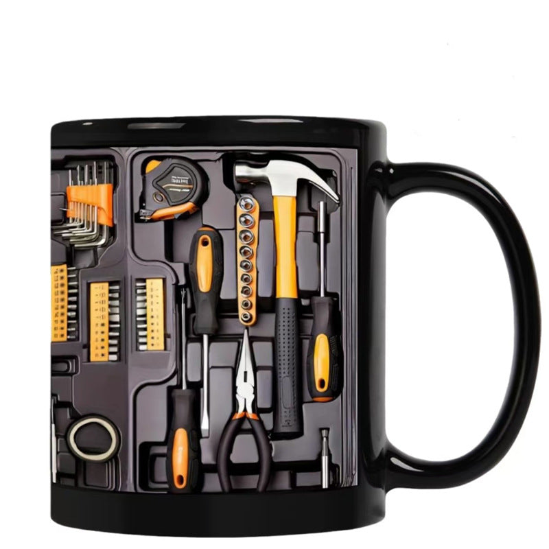 3D Tool-Themed Ceramic Coffee Mug