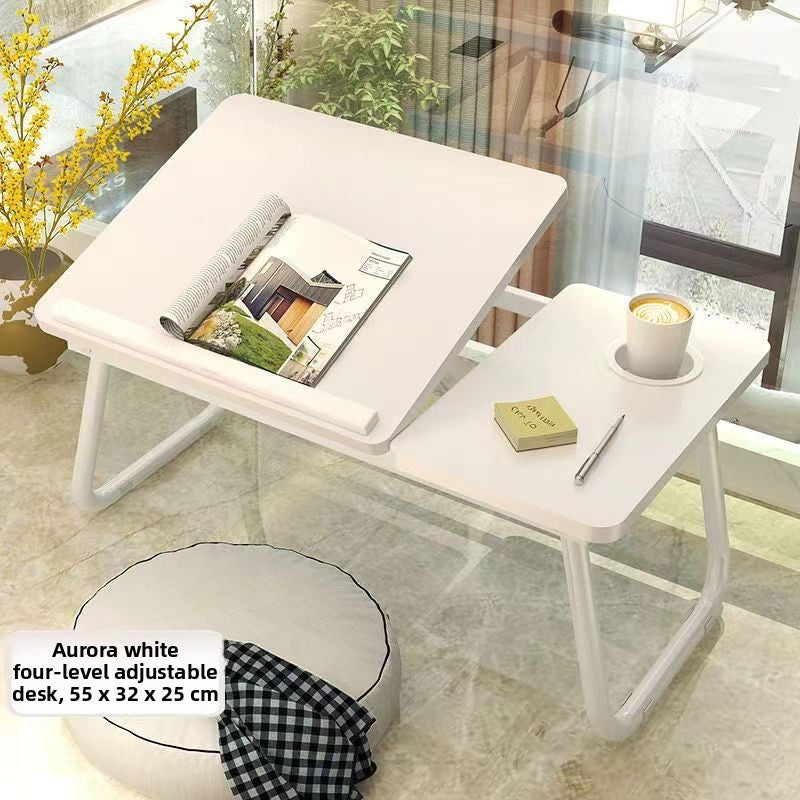 Foldable Adjustable Bed Table – Modern Laptop Desk for Bed & Sofa