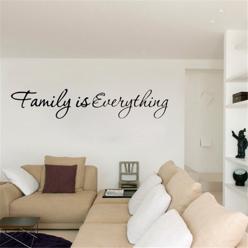 Waterproof Inspirational Quote Wall Sticker – Self-Adhesive PVC Home Decor Decal