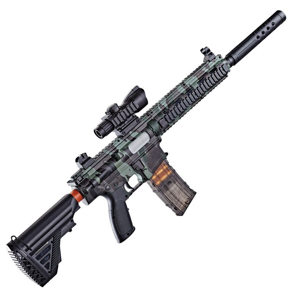 Electric Toy Gun with Motorized Firing and Shell Ejection