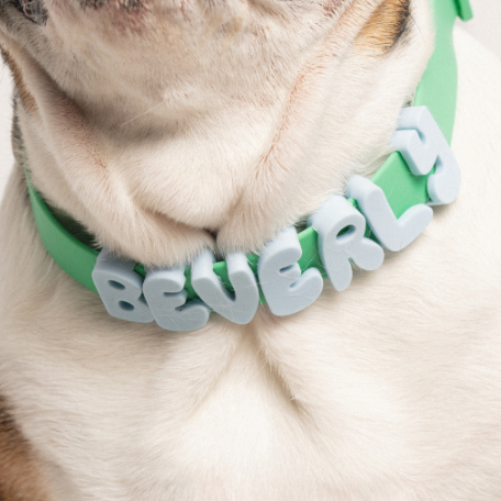 Silicone Letter Charm – Personalized Pet Collar Name Tag