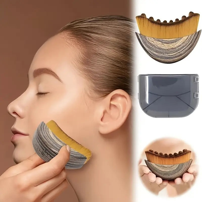 Lymphatic Facial Massage Brush – Contour & Deep Cleansing Skincare Tool