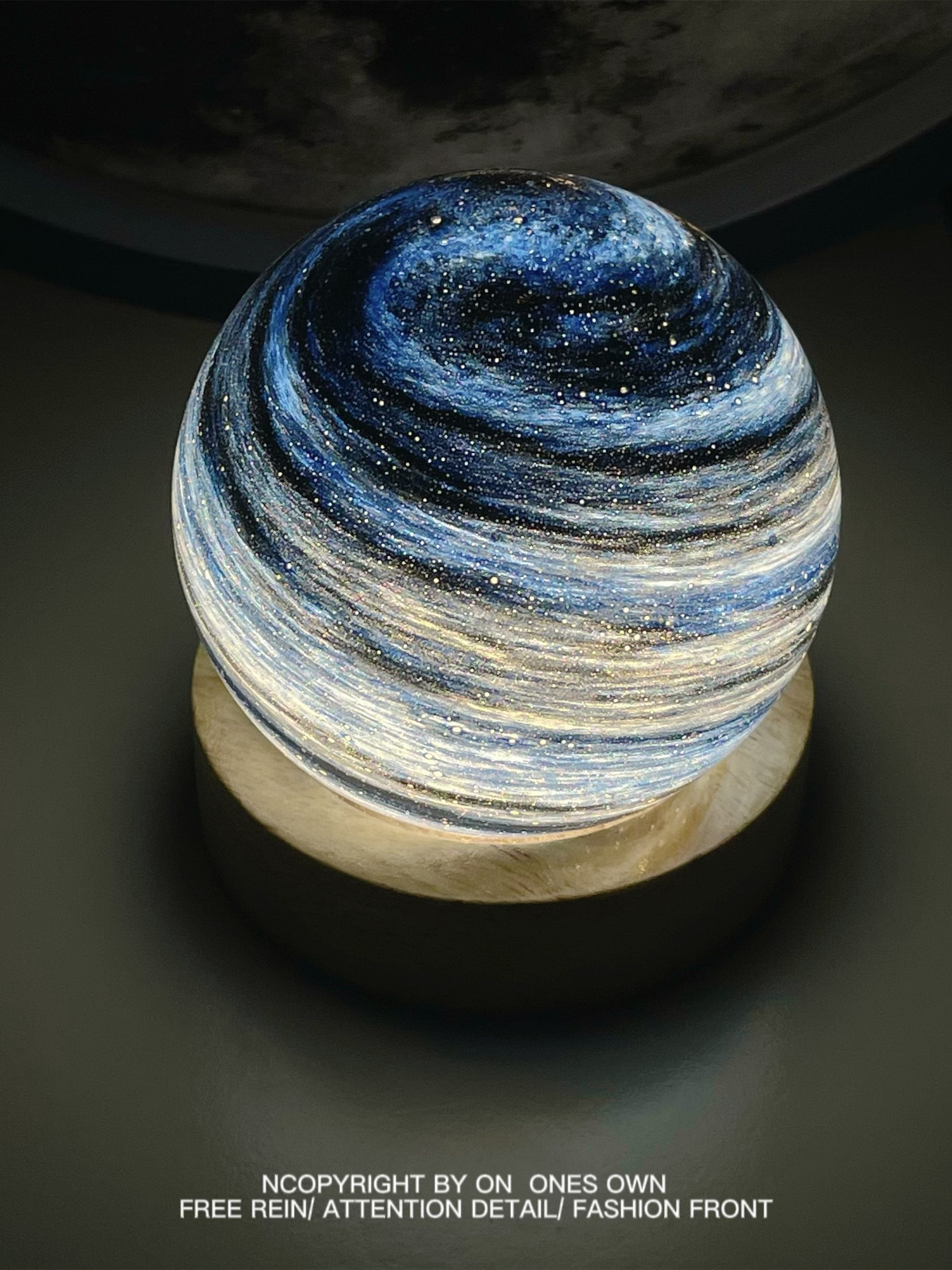 Starry Sky Planet Night Light – Romantic Glass Decorative Lamp Gift Set