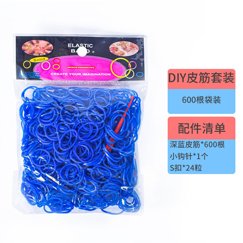 DIY Rubber Band Bracelet Kit – Colorful Weaving Craft Set for Kids