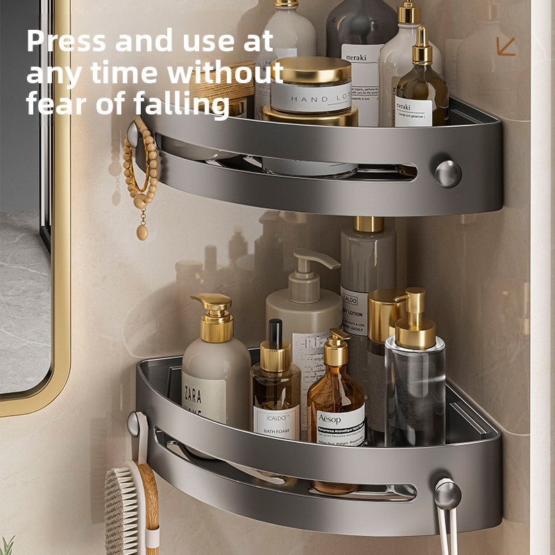 Bathroom Corner Shelf – No-Drill Multi-Layer Storage Rack