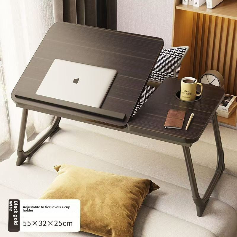 Foldable Adjustable Bed Table – Modern Laptop Desk for Bed & Sofa