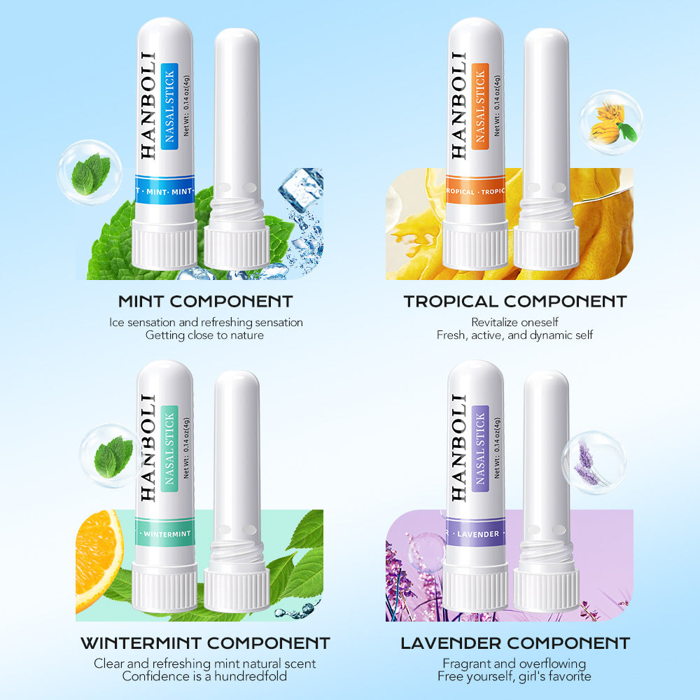 Refreshing Nasal Inhaler Stick – Portable Aromatherapy Booster