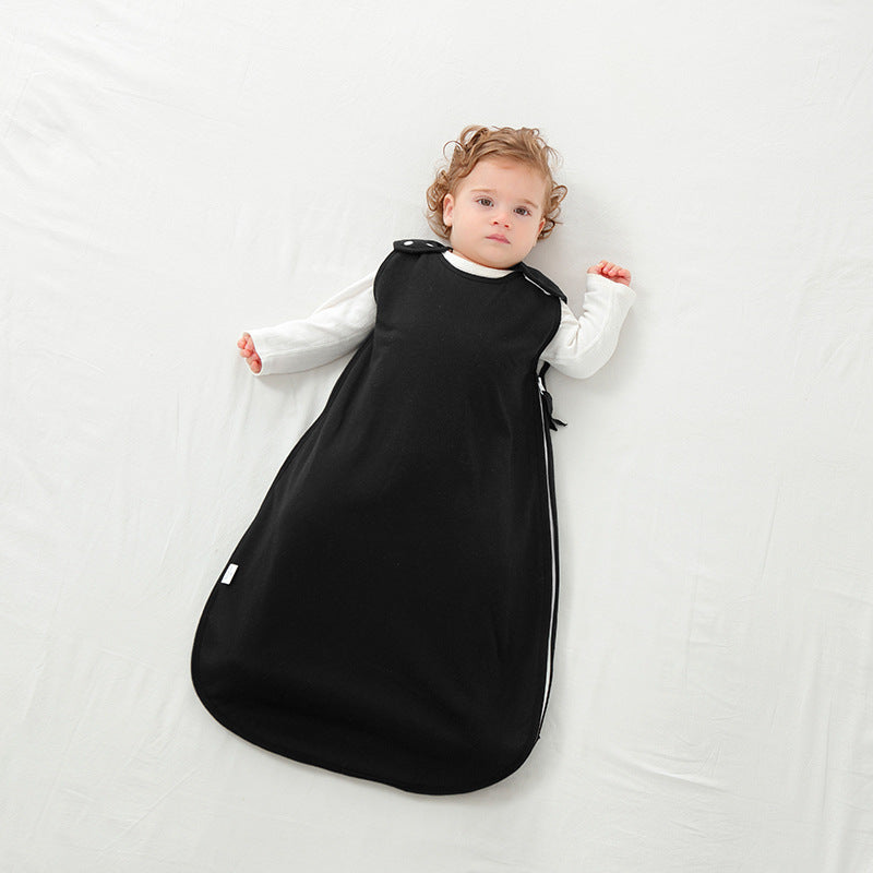 Thickened Cotton Baby Sleeping Bag Vest – Plush Lined Infant Sleep Sack (0–12 Months)