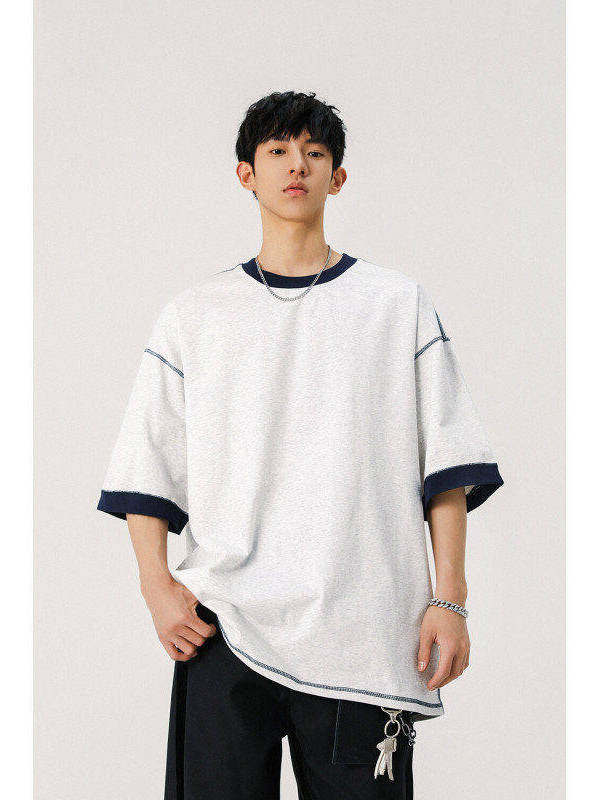 Men’s Heavyweight Cotton T-Shirt – Oversized Drop Shoulder Tee