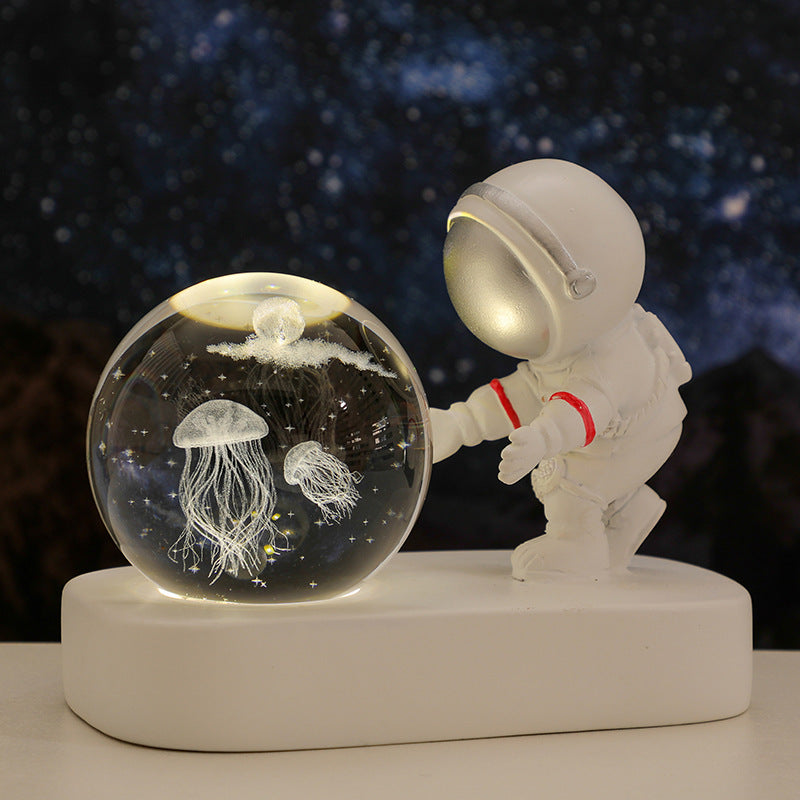 Astronaut Galaxy Projector Night Light – Starry Sky LED Lamp