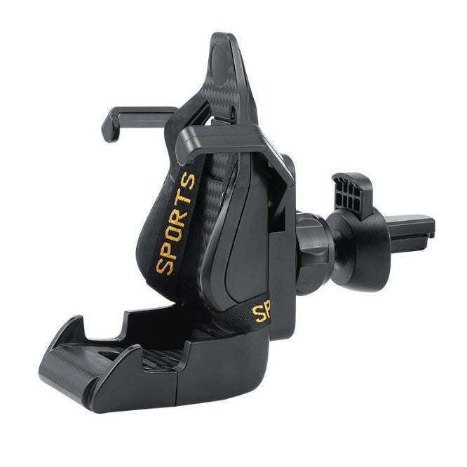 360° Racing Seat Car Phone Holder – Universal Dashboard Mount