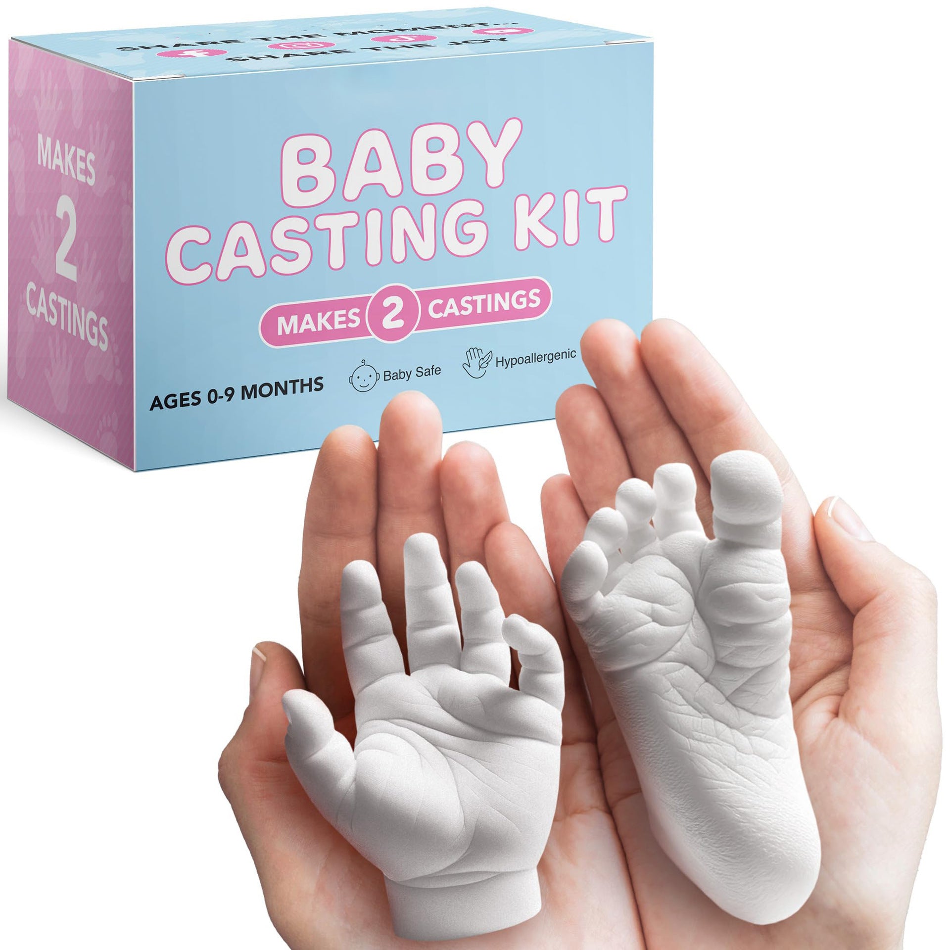 Baby Hand & Foot Casting Kit – DIY Keepsake Memory Mold Set