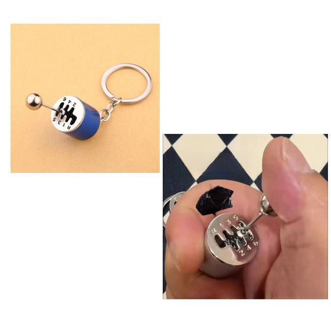 Manual Transmission Gear Shift Keychain – Metal Fidget Toy Keychain Accessory