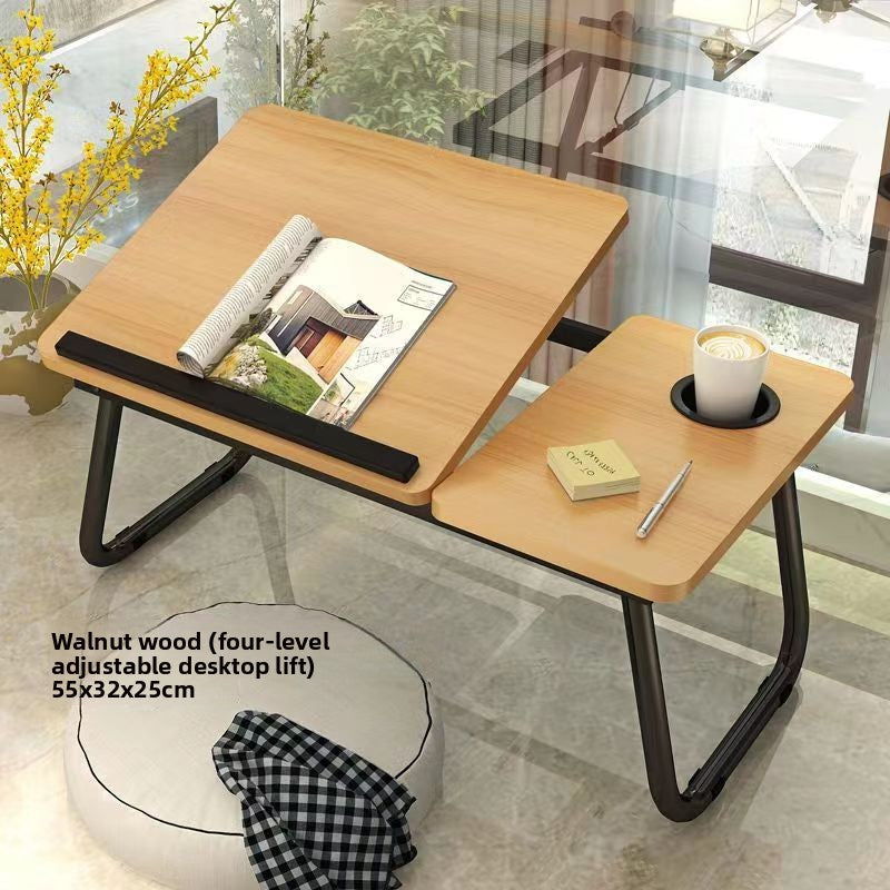 Foldable Adjustable Bed Table – Modern Laptop Desk for Bed & Sofa