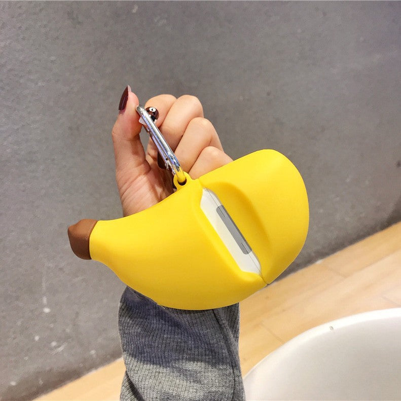 Banana AirPods Case – Cute Silicone Earbud Protective Cover