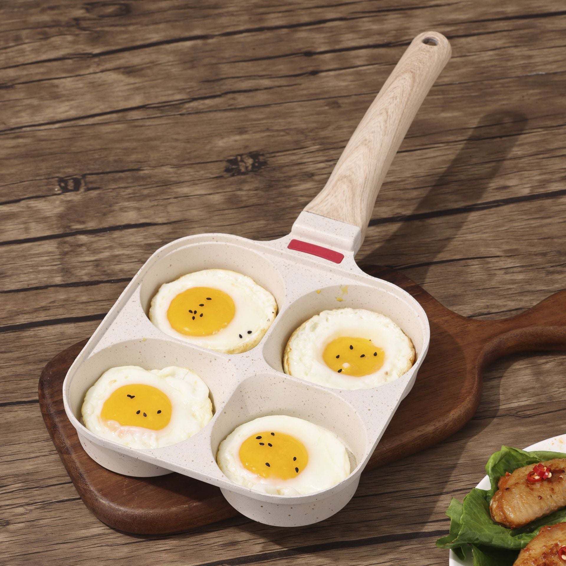 Four-Hole Frying Pan – Non-Stick Breakfast Egg Cooker