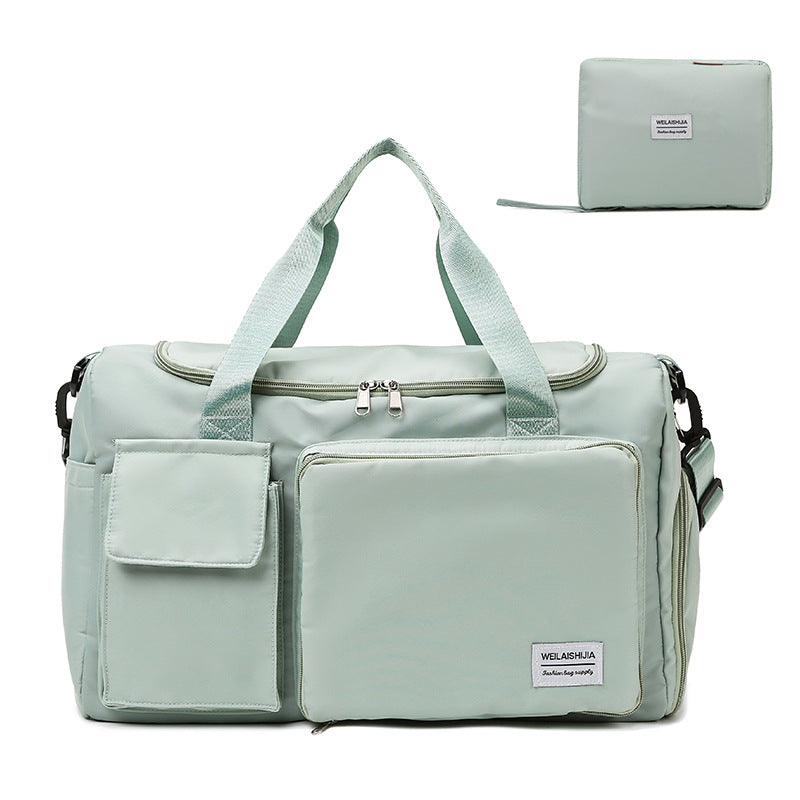 Waterproof Gym & Travel Duffel Bag – Wet Dry Separation with Shoe Compartment