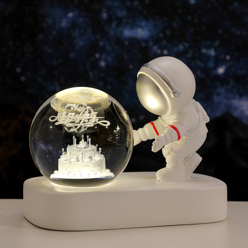 Astronaut Galaxy Projector Night Light – Starry Sky LED Lamp