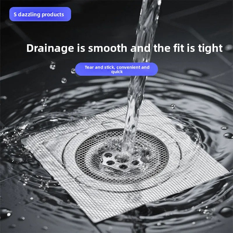 Drain Filter Stickers – Self-Adhesive Anti-Clogging Mesh (2 Pack) Overview