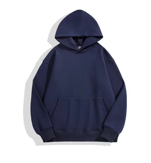 Fleece-Lined Planet Hoodie – Casual Pullover with Lapel Collar