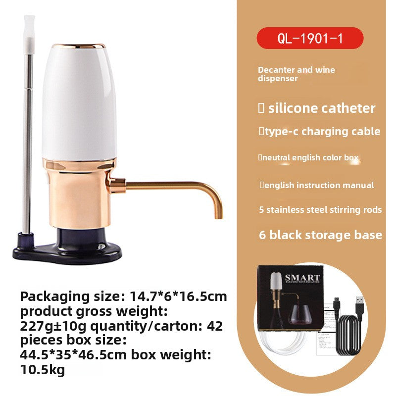 USB Rechargeable Wine Aerator – Fast, Portable, and Multifunctional