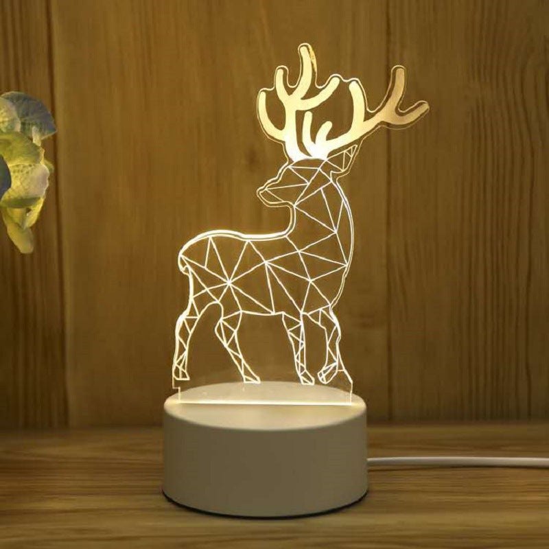 Smart Voice Control 3D LED Night Light