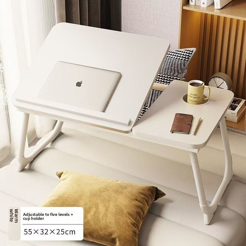 Foldable Adjustable Bed Table – Modern Laptop Desk for Bed & Sofa