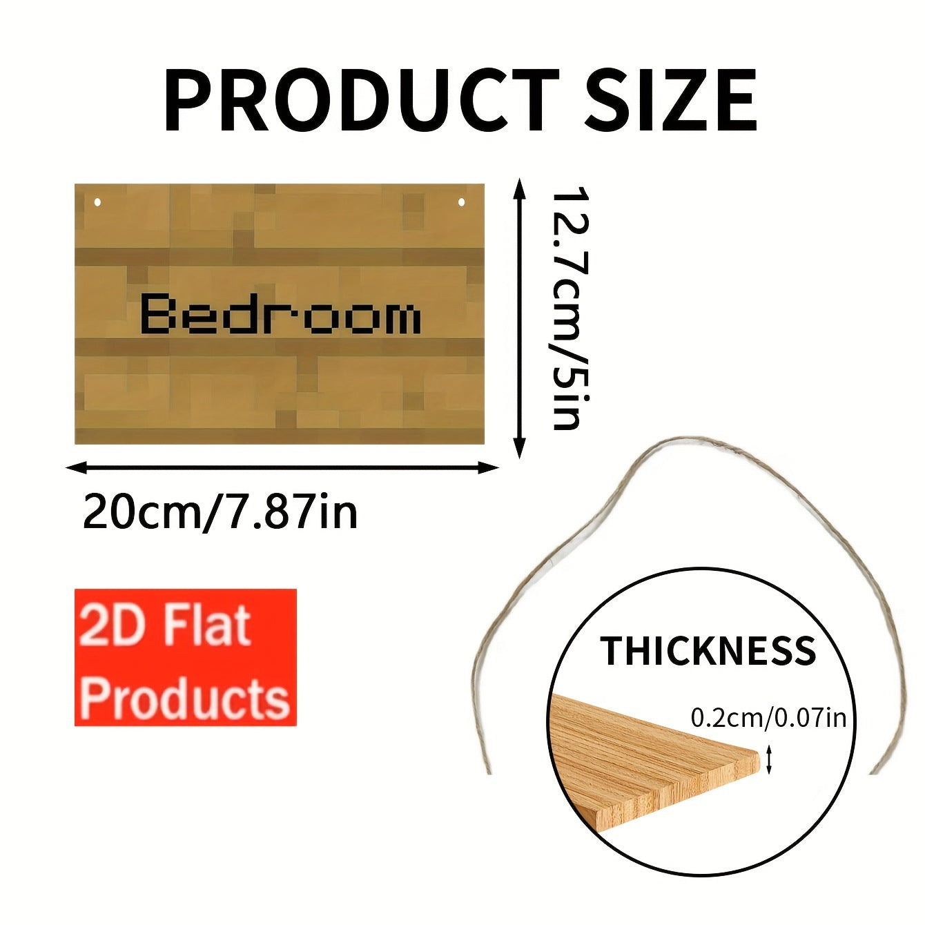 Retro Pixel Art Wooden Wall Sign – Gaming-Inspired Decorative Plaque